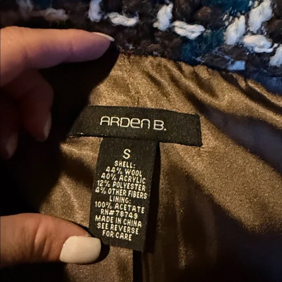 Arden B Textured Wool Blend Coat - Picture 8 of 8